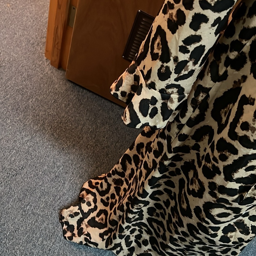 Boohoo Plus Ruffle Wrap Midi Dress (24) - Picture 3 of 6